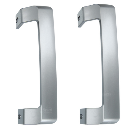 2x Beko Fridge Freezer Refrigerator Silver Door Handle 4900061200