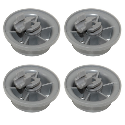 4x Belling Dishwasher Lower Basket Wheels 1885900600