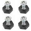 4x Bloomberg Washing Machine Adjustable Feet 2912700500