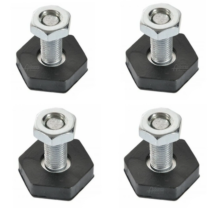 4x Lamona Washing Machine Adjustable Feet 2912700500