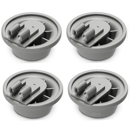 4x Siemens Dishwasher Lower Basket Wheel 611475