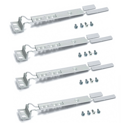 4x Tricity Bendix Fridge Freezer Integrated Sliding Door Hinge Mounting Bracket Kit 2230349041