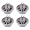 4x Hotpoint Diswasher Lower Basket Wheel 165314