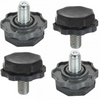 4x Beko Washing Machine Adjustable Feet 2912700500