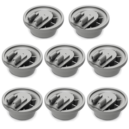 8x Bosch Dishwasher Lower Basket Wheel 611475