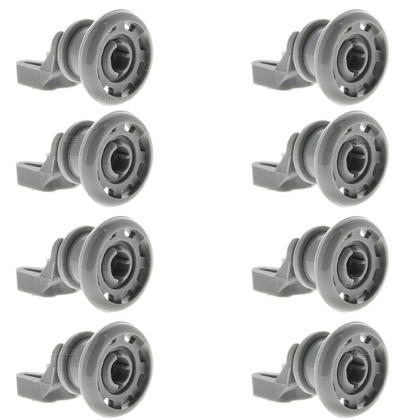 8x Lamona Dishwasher Rail Upper Basket Wheels 188590500