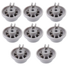 8x Hotpoint Diswasher Lower Basket Wheel 165314