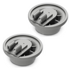 2x Siemens Dishwasher Lower Basket Wheel 611475