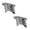 2x Beko Dishwasher Basket Rail End Stop Retaining Clip 1731540100