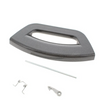 Indesit Washing Machine Door Handle Kit Graphite Replacement C00290988