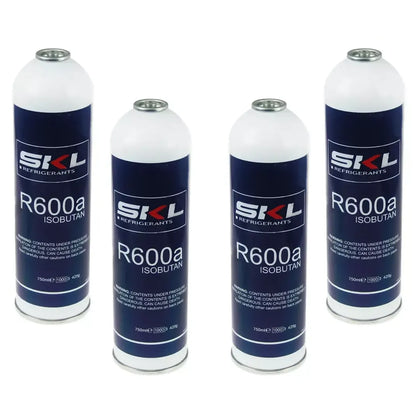 4X Fridge Freezer Compressor Refrigerant Isobutane Gas Canister Cylinder 420g R600A