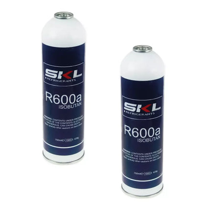 2X Fridge Freezer Compressor Refrigerant Isobutane Gas Canister Cylinder 420g R600A