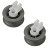 2x Tecnik & Gorenje Dishwasher Upper Top Basket Wheel 00611666