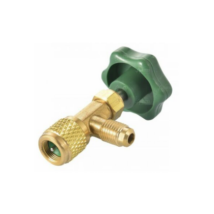 Green Handle Valve Tap Refrigerant Gas Canisters Bottles