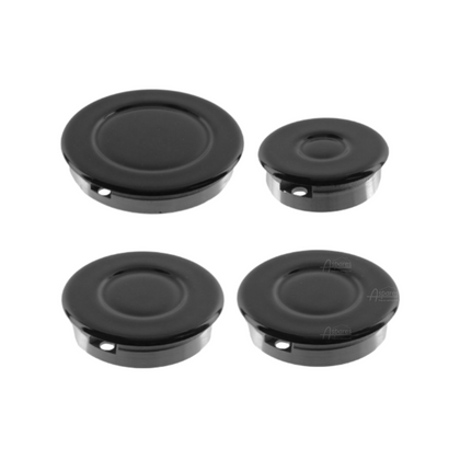 Beko Cooker Gas Hob Burner Base and Cap Set 4X