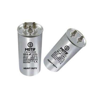 Air Conditioner Capacitor 55/6 uf 5% 370/400VAC